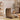 Scaun de podea pliabil, maro, material textil