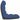 Scaun de podea pliabil, albastru, material textil