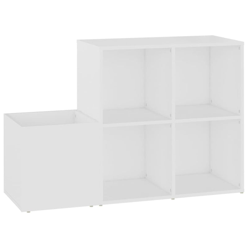 Pantofar de hol, alb, 105 x 35,5 x 70 cm, PAL
