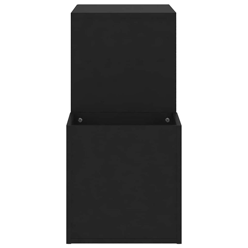 Pantofar de hol, negru, 105x35,5x70 cm, PAL