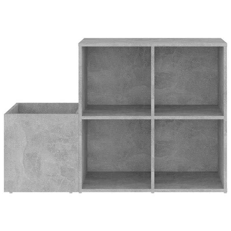 Pantofar de hol, gri beton, 105x35,5x70 cm, PAL