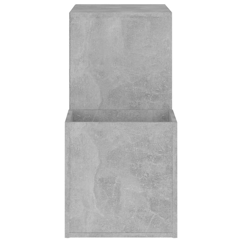 Pantofar de hol, gri beton, 105x35,5x70 cm, PAL