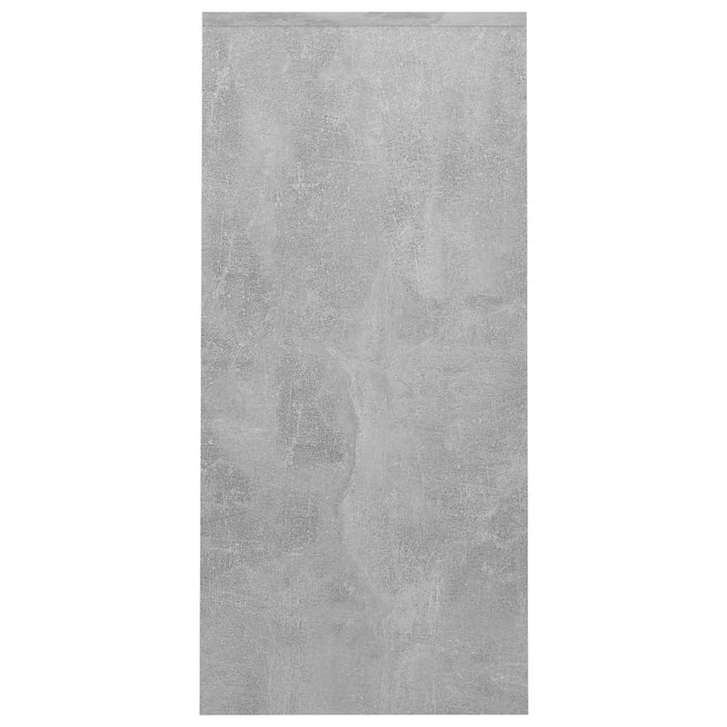 Birou Notebook, gri beton, 102,5x35x75 cm, PAL