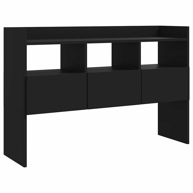 Servantă, negru, 105x30x70 cm, PAL