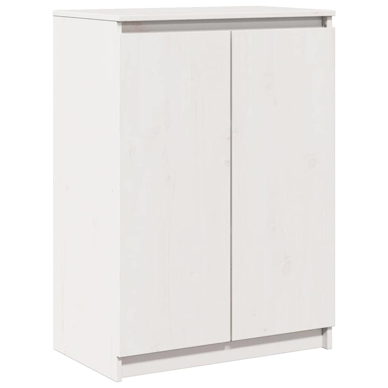 Dulap, alb, 60x36x84 cm, lemn masiv de pin