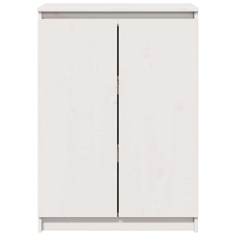 Dulap, alb, 60x36x84 cm, lemn masiv de pin