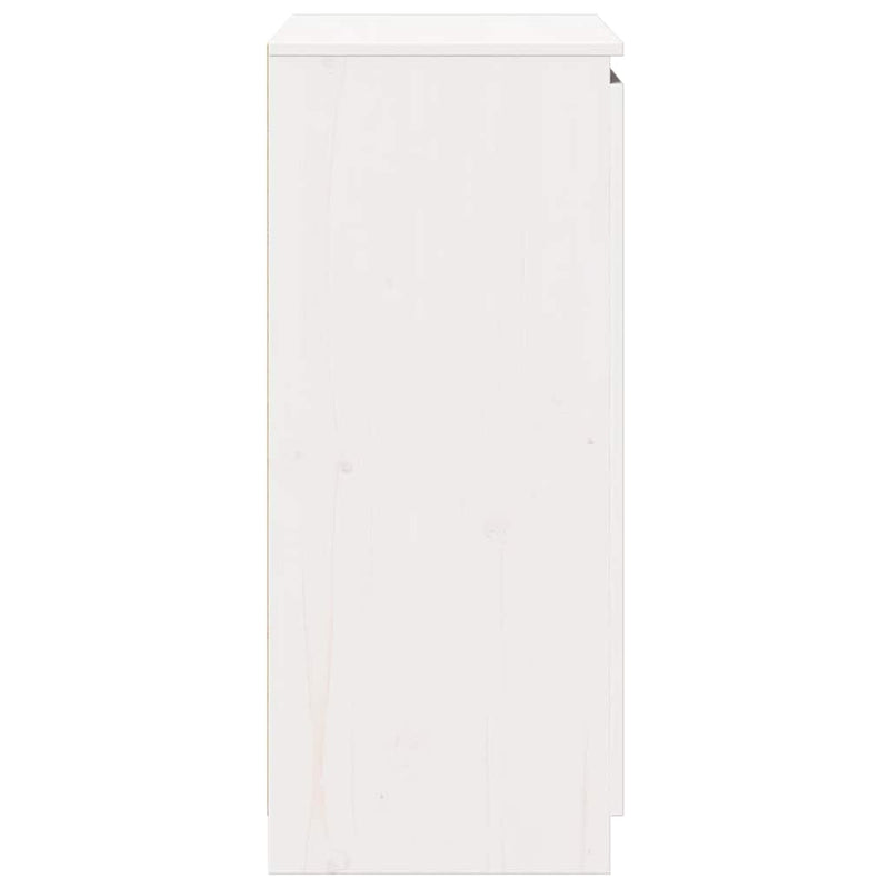 Dulap, alb, 60x36x84 cm, lemn masiv de pin