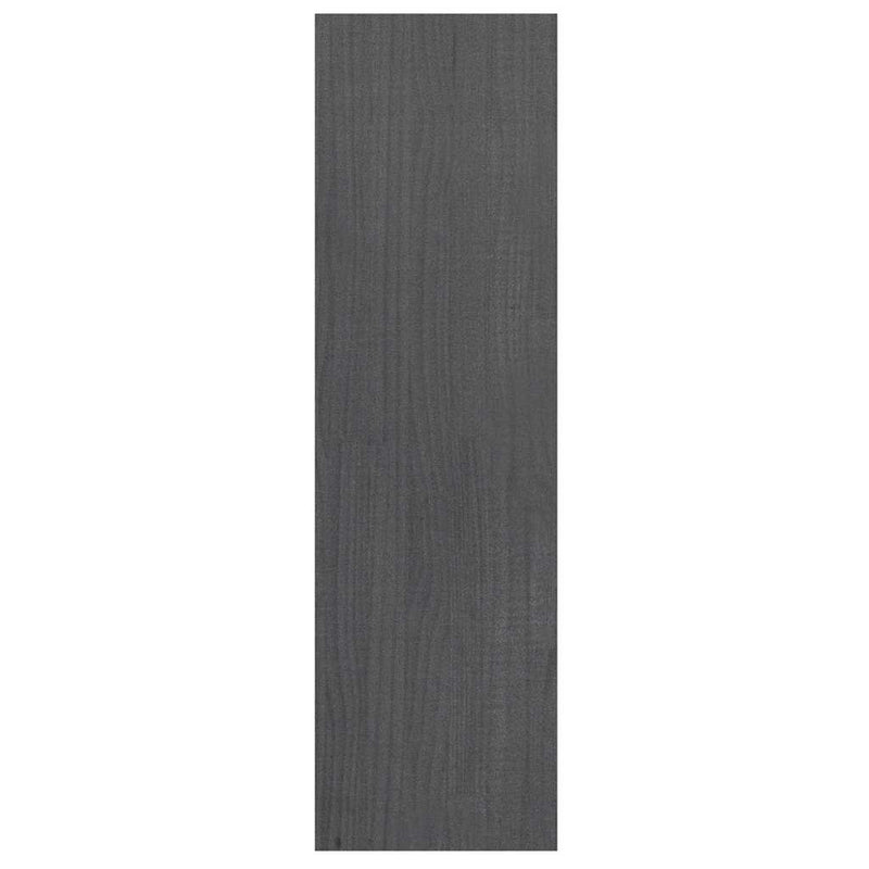 Bibliotecă/Separator cameră gri 40x30x103,5 cm lemn masiv pin