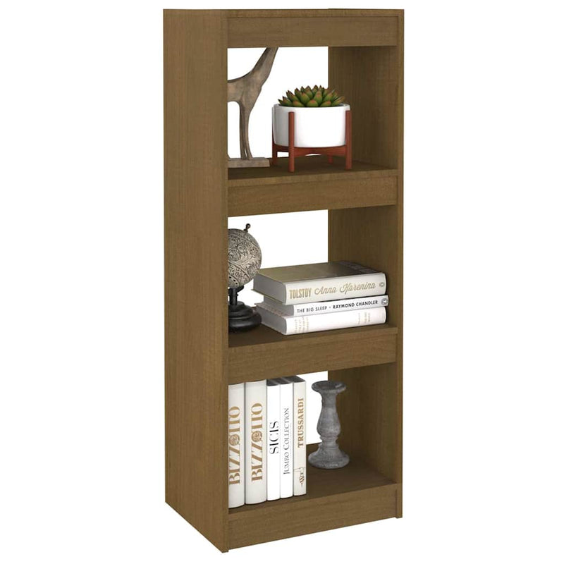 Bibliotecă/Separator cameră maro miere 40x30x103,5 cm lemn pin