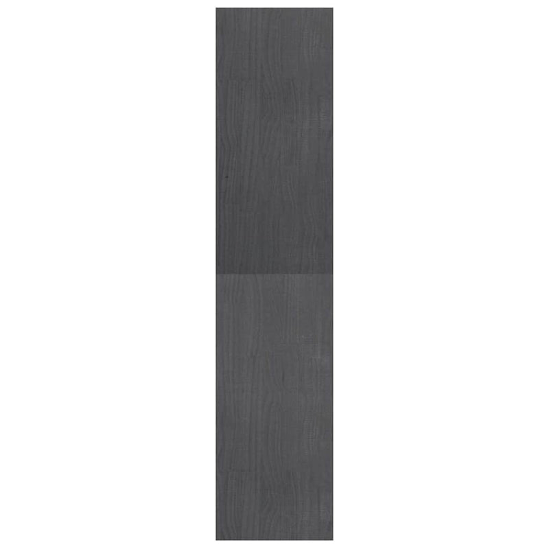 Bibliotecă/Separator cameră, gri, 40x30x135,5 cm, lemn de pin