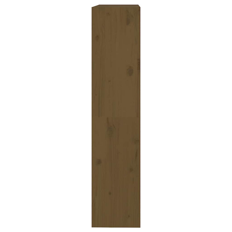 Bibliotecă/Separator cameră maro miere 80x30x135,5 cm lemn pin