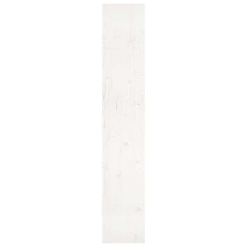 Bibliotecă/Separator cameră, alb, 80x30x167,4 cm lemn masiv pin