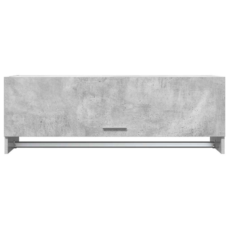 Șifonier, gri beton, 100x32,5x35 cm, PAL