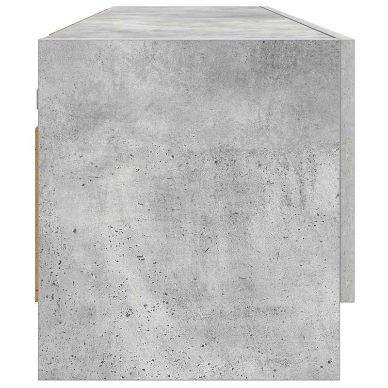 Șifonier, gri beton, 100x32,5x35 cm, PAL