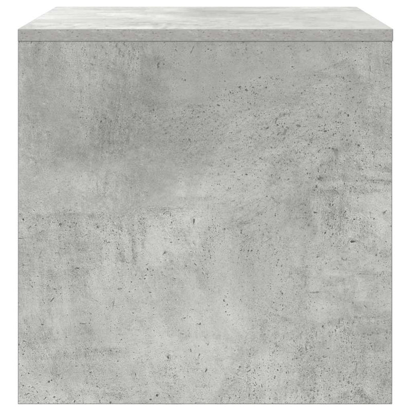 Mese suprapuse, 3 buc., gri beton, lemn prelucrat