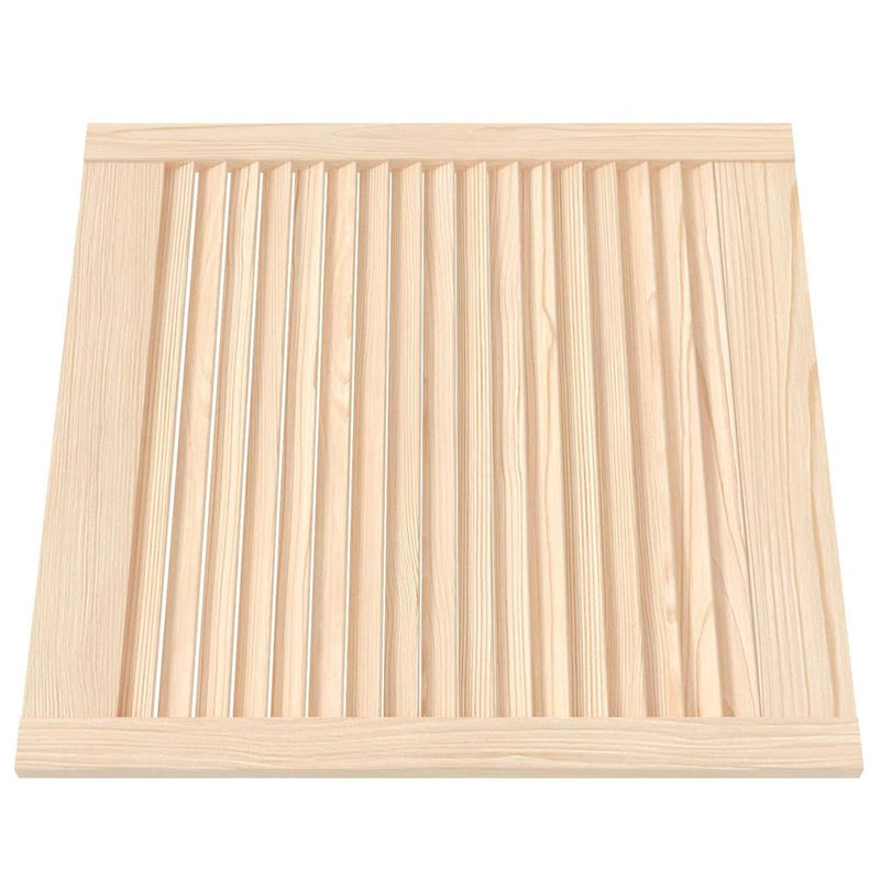 Uși cu lamelare 4 buc. natural 69 x 49,4 cm Lemn masiv de pin