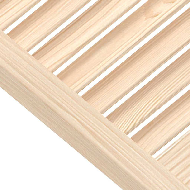 Uși cu lamelare 4 buc. natural 69 x 49,4 cm Lemn masiv de pin