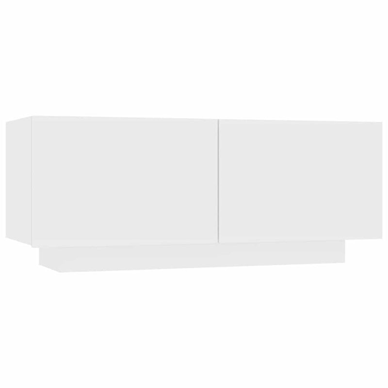 Noptieră, alb, 100x35x40 cm, lemn prelucrat