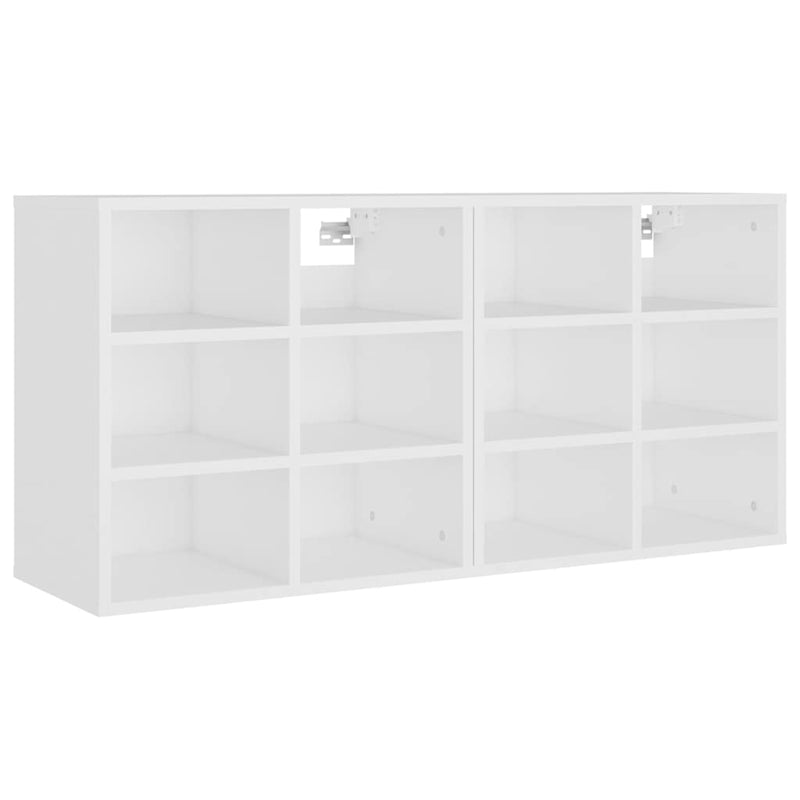 Pantofare, 2 buc., alb, 52,5x30x50 cm