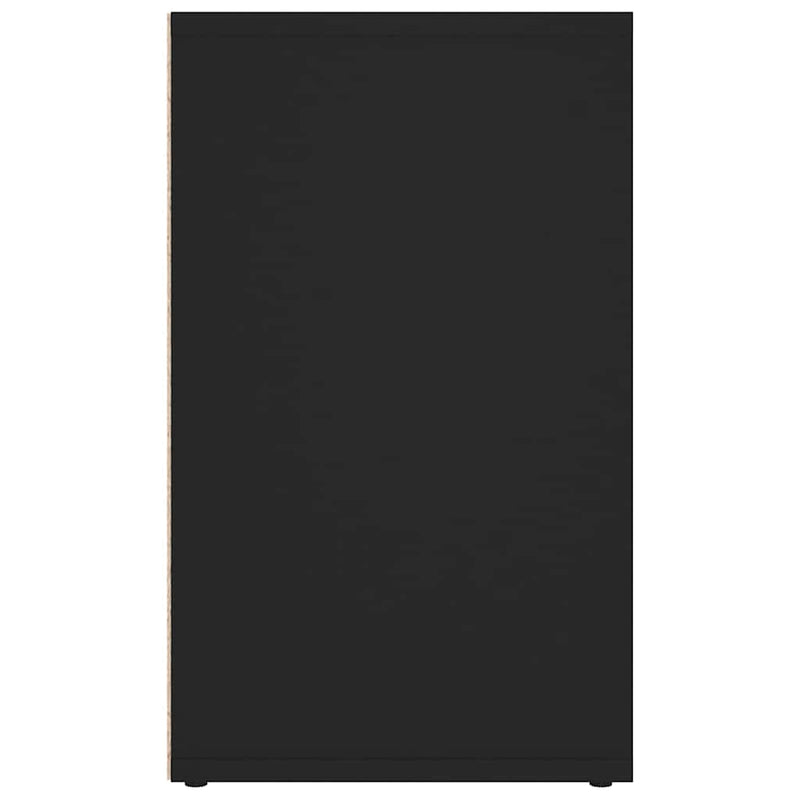 Dulap de pantofi, negru, 52,5x30x50 cm