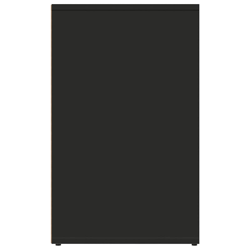 Dulap de dressing, negru, 80x40x65 cm, lemn compozit