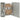 Dulap cu oglindă și LED, gri beton, 70x16,5x60 cm