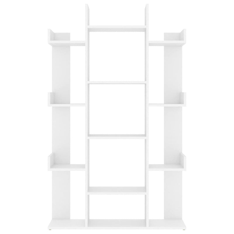 Bibliotecă, alb, 86x25,5x140 cm, PAL