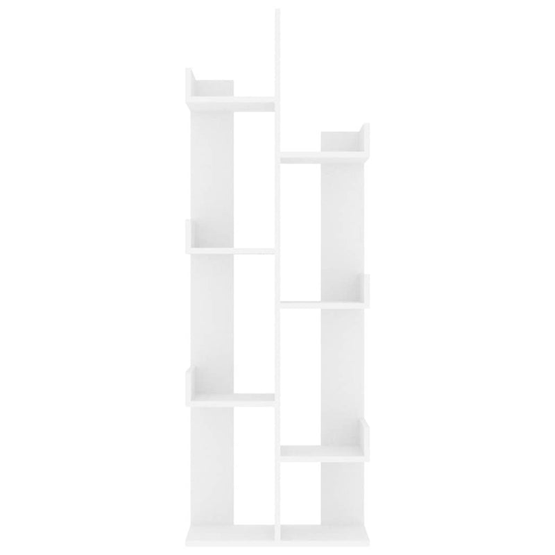 Bibliotecă, alb, 48x25,5x140 cm, PAL