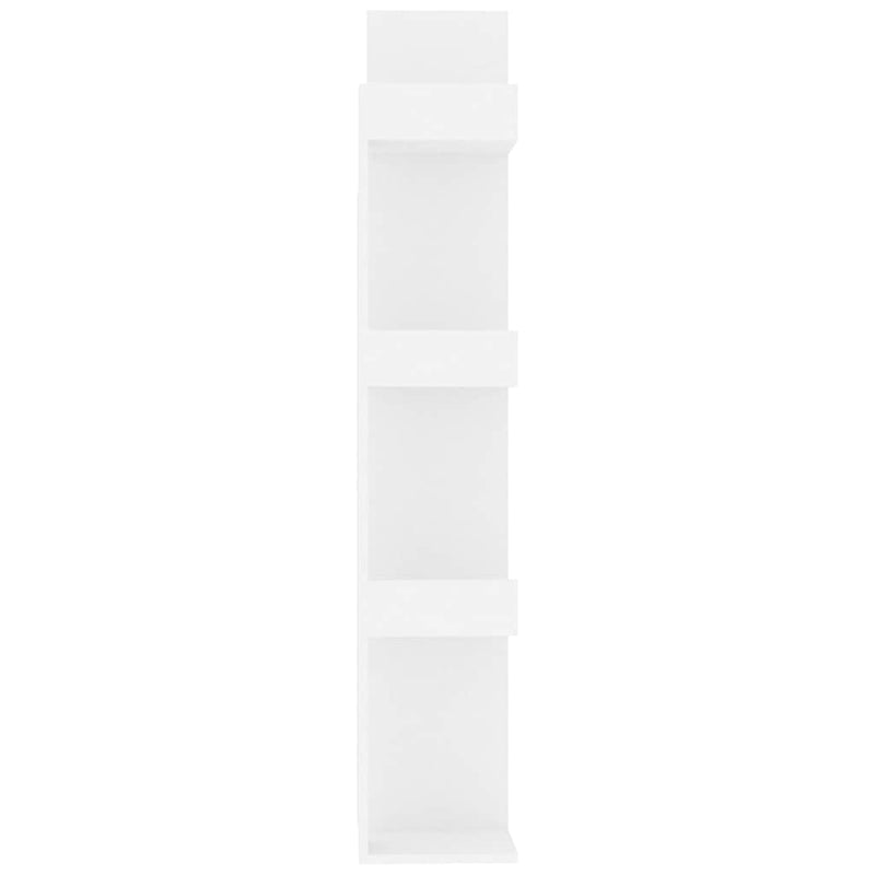 Bibliotecă, alb, 48x25,5x140 cm, PAL