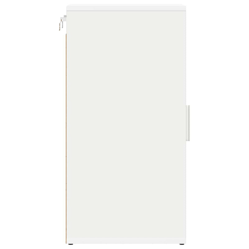 Pantofare, 2 buc., alb, 32x35x70 cm, PAL