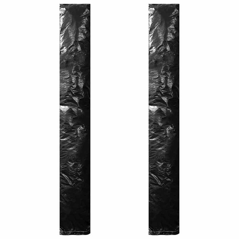 Huse de umbrelă cu fermoar, 2 buc., 175 cm, PE