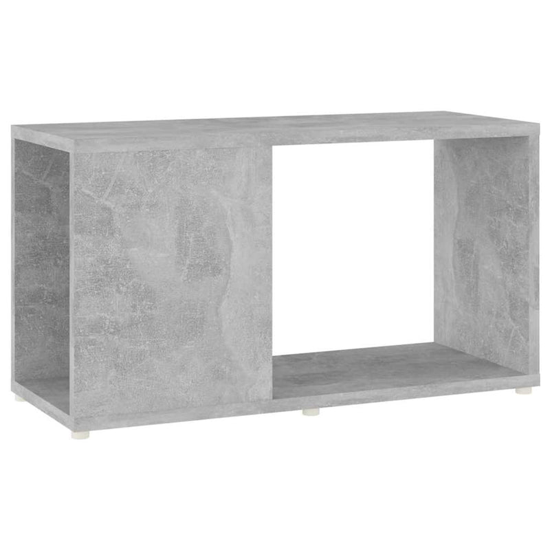 Comodă TV, gri beton, 60x24x32 cm, PAL