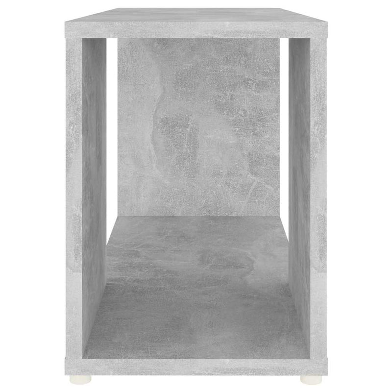 Comodă TV, gri beton, 60x24x32 cm, PAL