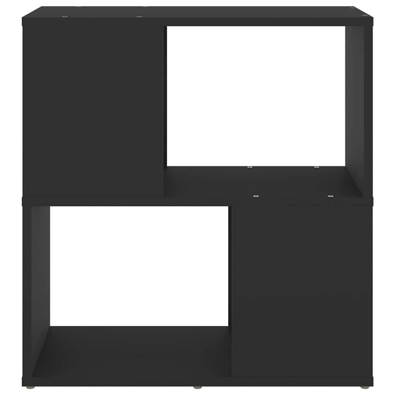 Bibliotecă, negru, 60 x 24 x 63 cm, PAL