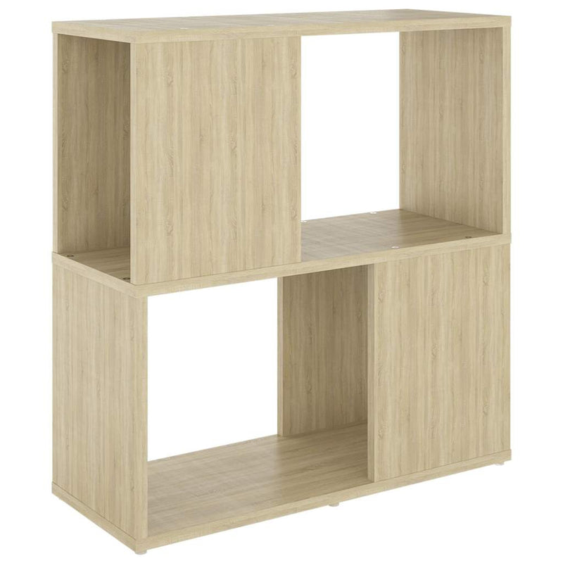 Bibliotecă, stejar sonoma, 60x24x63 cm, PAL