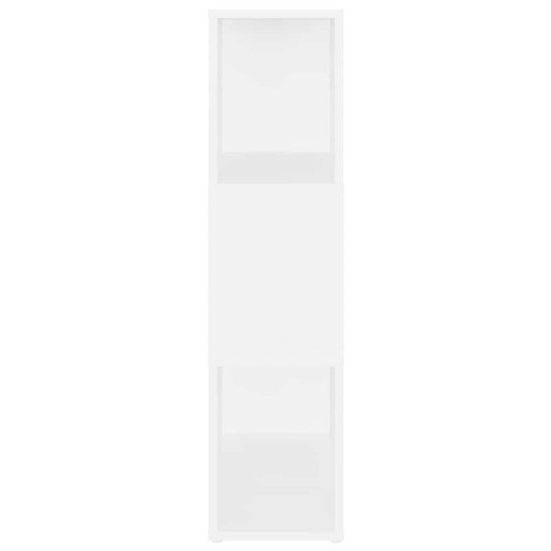 Bibliotecă/Separator cameră, alb, 60x24x94 cm, PAL