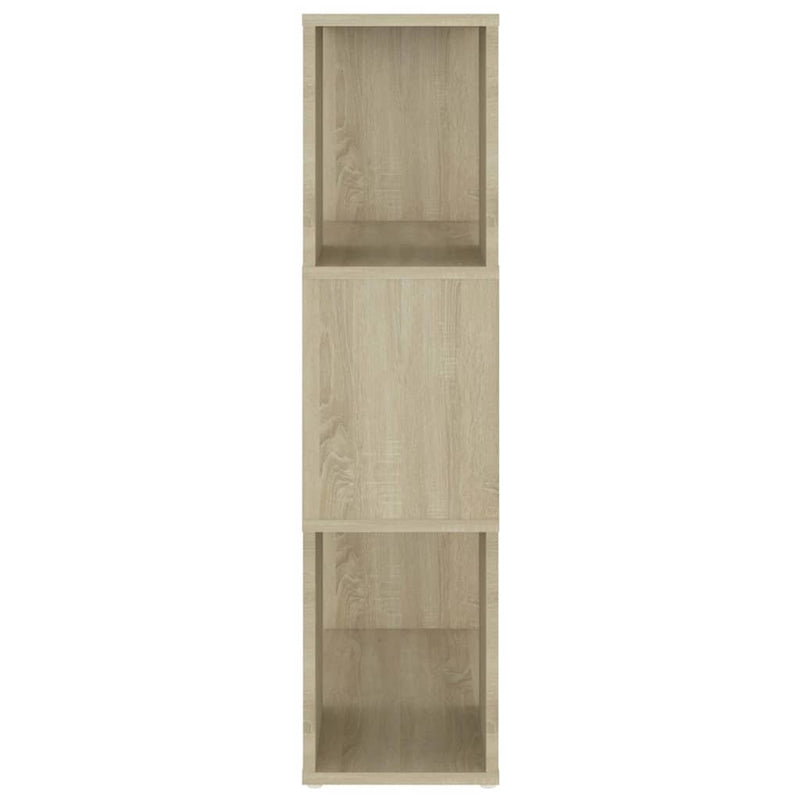 Bibliotecă/Separator cameră, stejar sonoma, 60x24x94 cm, PAL