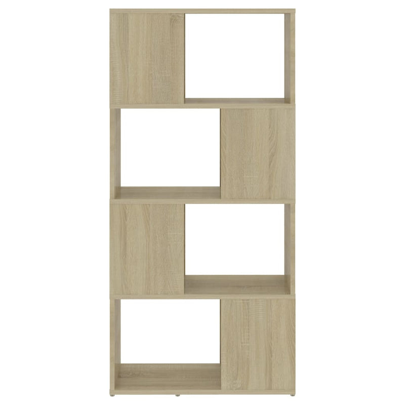 Bibliotecă/Separator cameră stejar sonoma 60x24x124,5 cm PAL