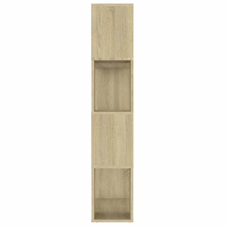 Bibliotecă/Separator cameră stejar sonoma 80x24x124,5 cm PAL