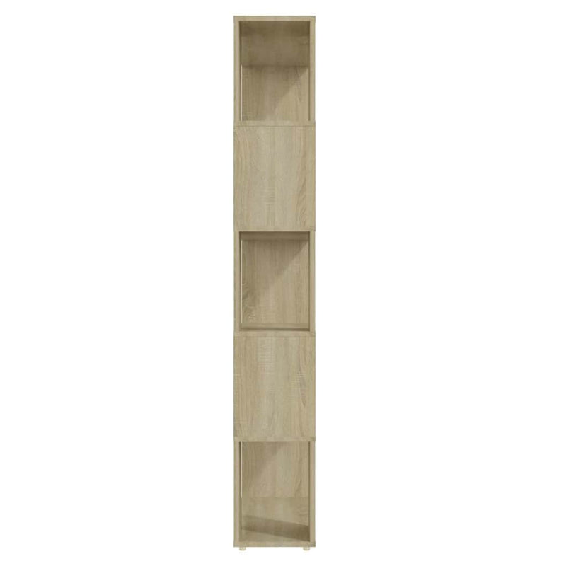 Bibliotecă/Separator cameră, stejar Sonoma, 80x24x155 cm, PAL