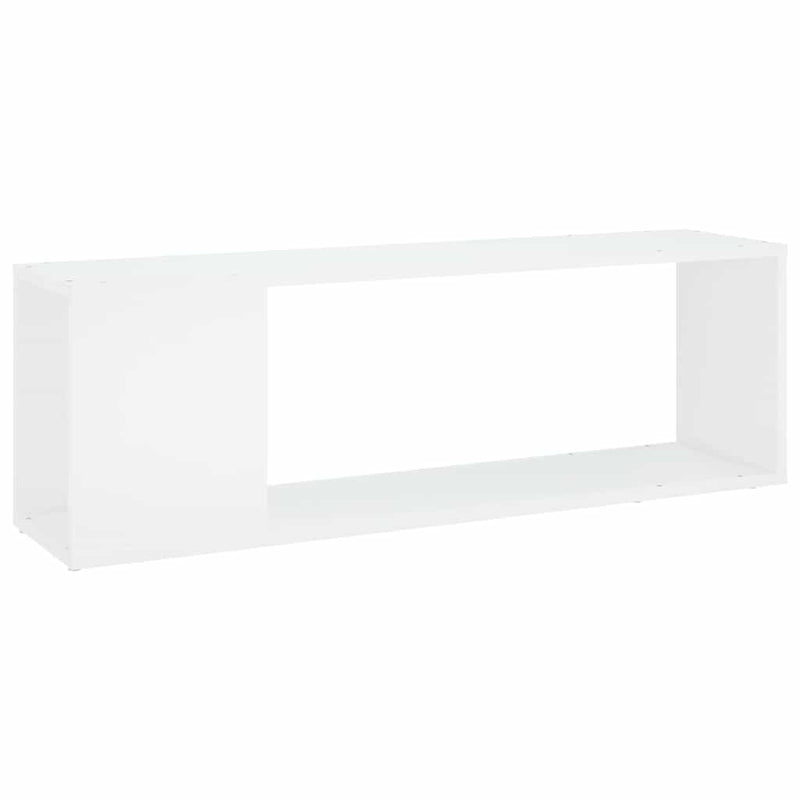 Comodă TV, alb, 100x24x32 cm, PAL