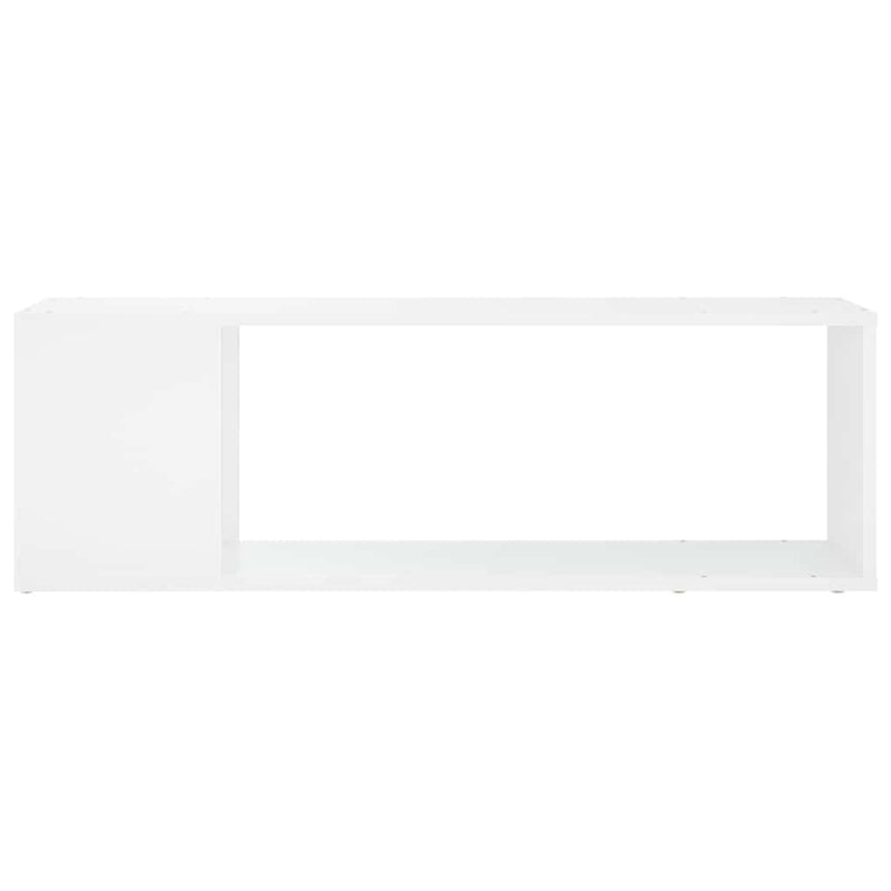 Comodă TV, alb, 100x24x32 cm, PAL