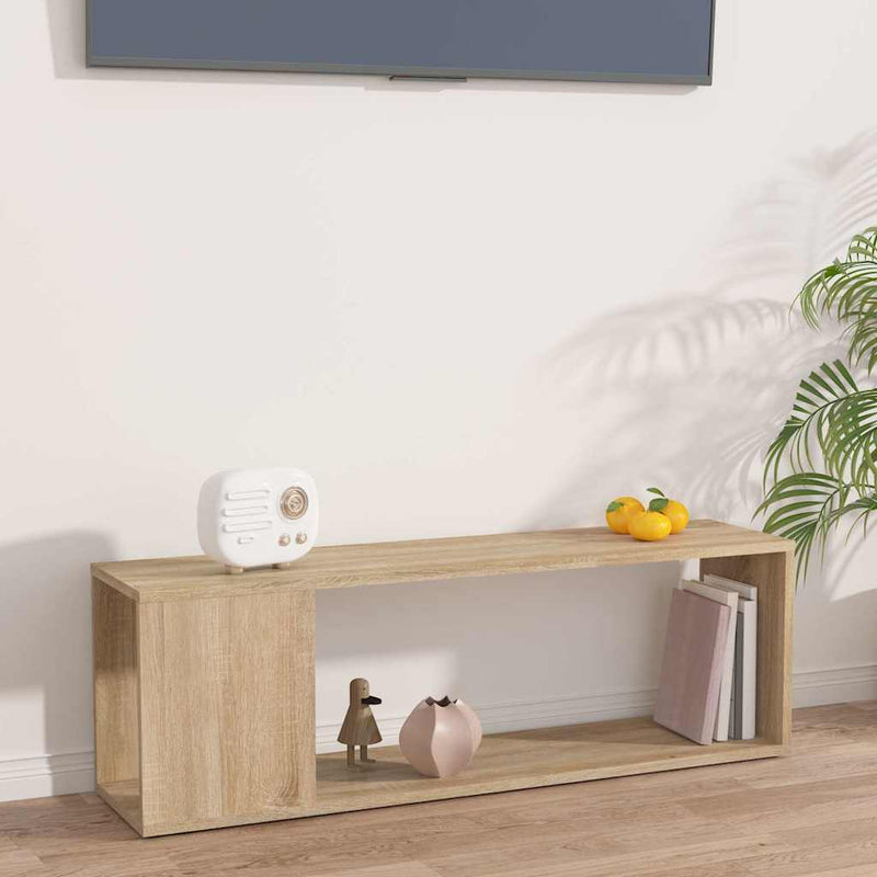 Comodă TV, stejar sonoma, 100x24x32 cm, PAL