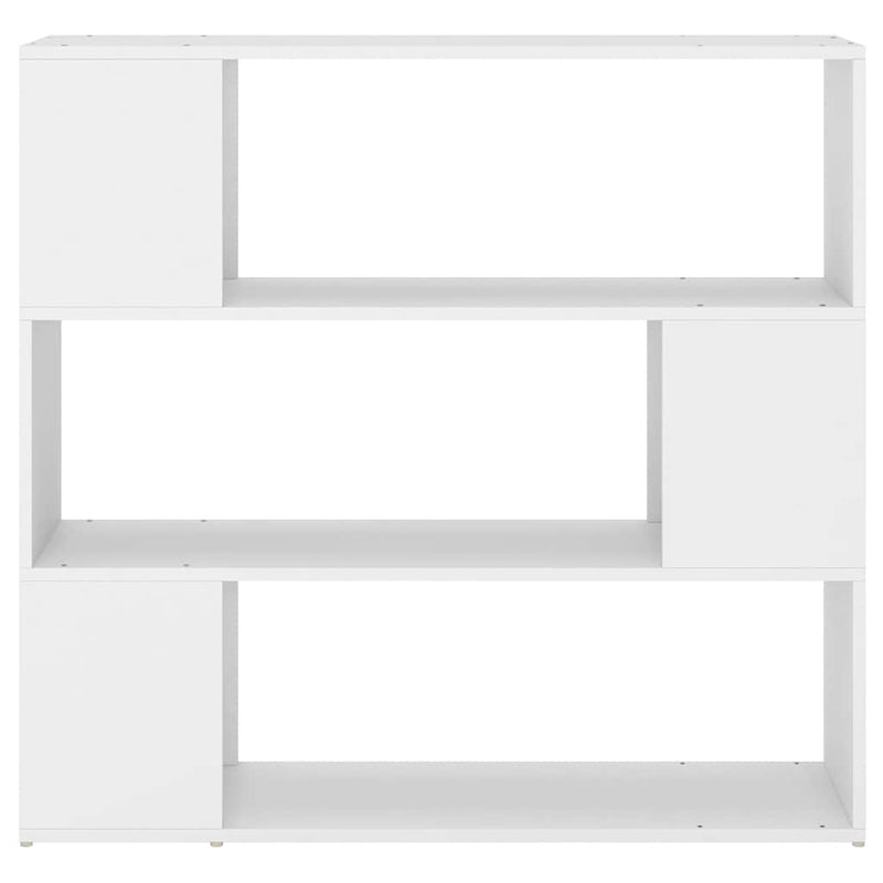 Bibliotecă/Separator cameră, alb, 100x24x94 cm