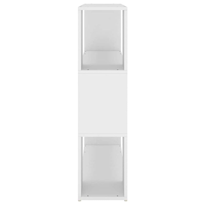 Bibliotecă/Separator cameră, alb, 100x24x94 cm