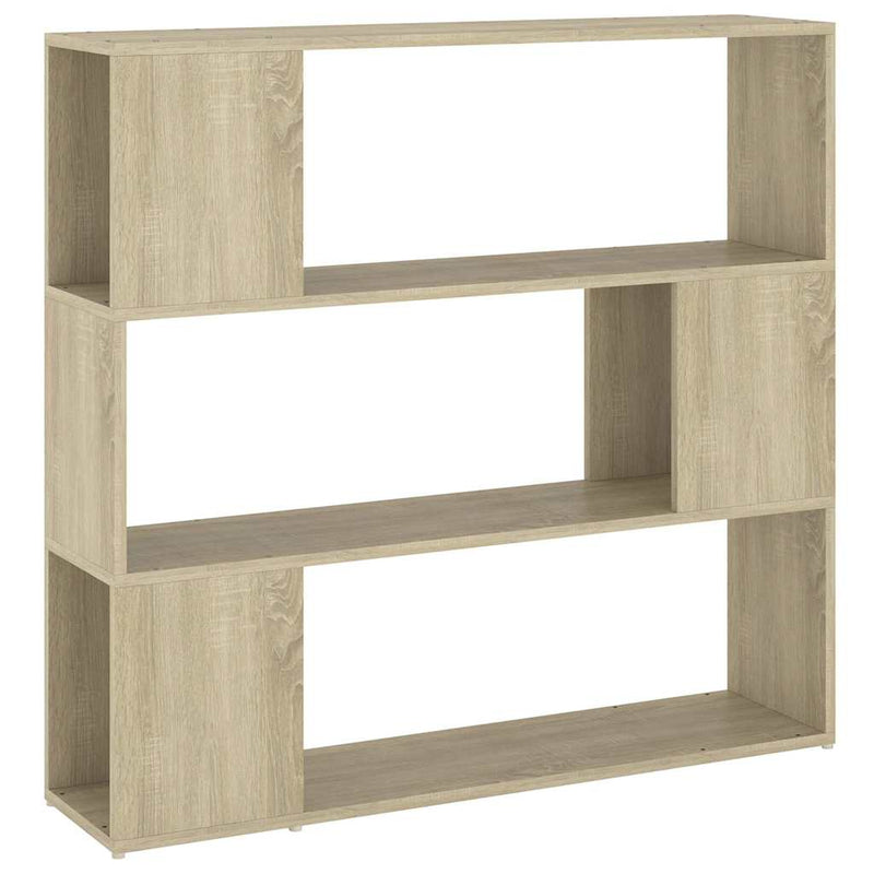 Bibliotecă/Separator cameră, stejar sonoma, 100x24x94 cm