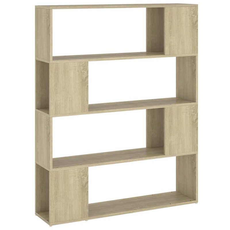 Bibliotecă/Separator cameră, stejar sonoma, 100x24x124 cm