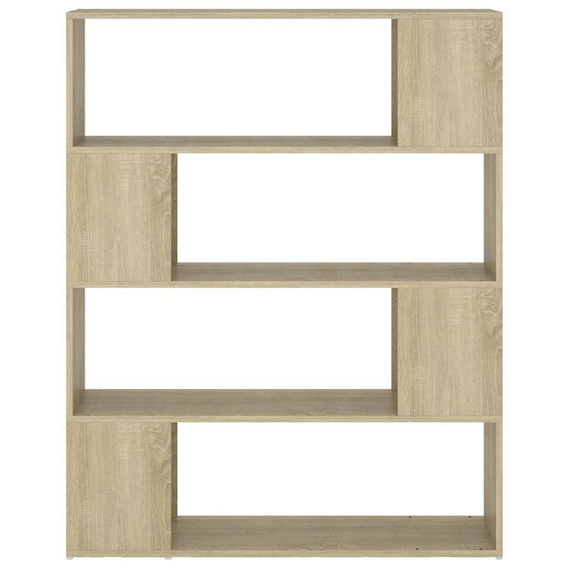 Bibliotecă/Separator cameră, stejar sonoma, 100x24x124 cm