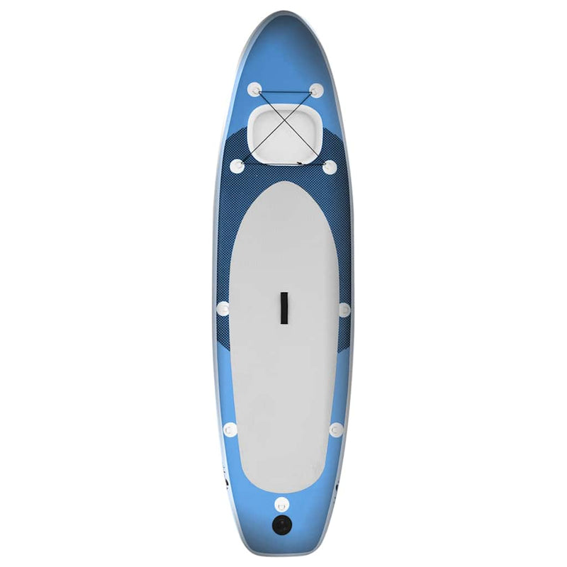 Set placă paddleboarding gonflabilă, albastru, 360x81x10 cm