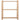 Raft depozitare 3 niveluri, 80x28,5x90 cm, lemn masiv de pin